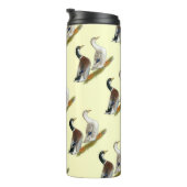 Enten: Silbergarten Thermosbecher (Nach rechts gedreht)