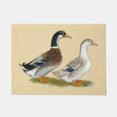 Enten: Silbernes Appleyard Fußmatte (Vorderseite)