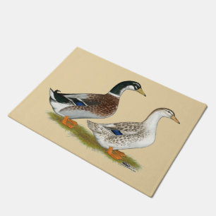 Enten:  Silbernes Appleyard Fußmatte