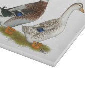 Enten:  Silbernes Appleyard Schneidebrett (Ecke)