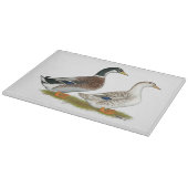 Enten:  Silbernes Appleyard Schneidebrett (Ecke)