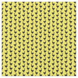 Enten-Silhouetten CUSTOM HINTERGRUNDFARBE Stoff