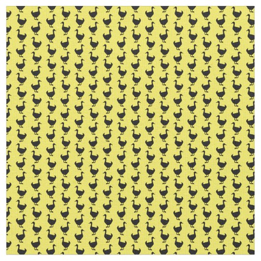 Enten-Silhouetten CUSTOM HINTERGRUNDFARBE Stoff (Nahaufnahme)