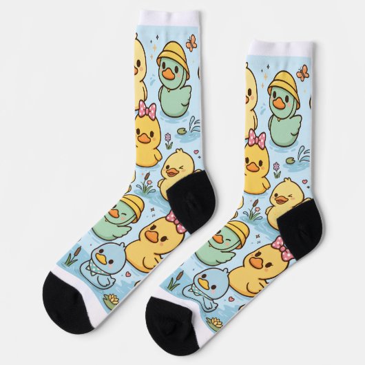 Enten-Socken Socken (Linkes Detail)