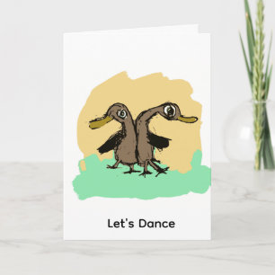 Enten-Tänzer Karte