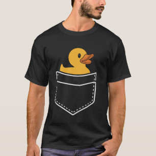 Enten-Tasche Lustiges Entlein Vogel-Bade-Spielzeug T-Shirt