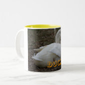 Enten-Tasse Zweifarbige Tasse (Vorderseite Links)