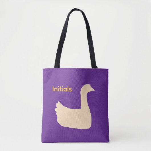 Enten-Thema personalisieren Tasche (Vorderseite)