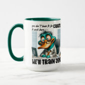 Enten-Trainer-Humor Tasse (Links)