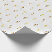 Enten und Affodien quacken in den Frühling Geschenkpapier (Ecke)