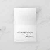 Enten und Hühner essen lustig Dankeskarte (Innenseite)