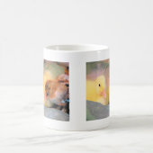 Enten und Küken von Cartoon Kaffeetasse (Mittel)
