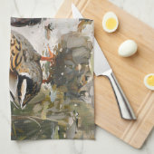 Enten- und Mallard-Malerei Geschirrtuch (Viertel Falte)