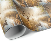 Enten und Schwänze am Morgen Geschenkpapier (Rolleneckpunkt)