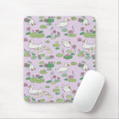 Enten und Wasserlilie Lavender Mousepad (Mit Mouse)