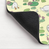 Enten und Wasserlilie Mousepad (Ecke)