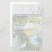 Enten unter einer Brücke Briefpapier (Vorne/Hinten)