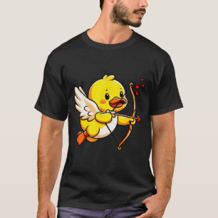 Enten Valentinstag Cupid Herz Liebhaber Lustige Ju T-Shirt