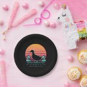 Enten Vaporwave 80er Farm Tier Bauer Geschenk Pappteller (Party)