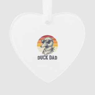 Enten-Vater Vintage-Enten-Sonnenbrille Vektor-Shir Ornament