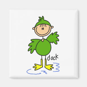Enten-Verkleidungs-T-Shirts und Geschenke Magnet