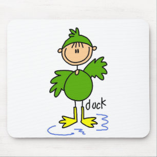 Enten-Verkleidungs-T-Shirts und Geschenke Mousepad