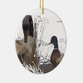 Enten-Verzierung Keramikornament (Rechts)