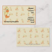 Enten-Visitenkarte Visitenkarte (Vorne/Hinten)