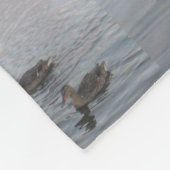Enten-Vogel-Natur gestaltet der Fleecedecke (Ecke)