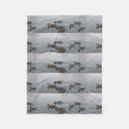 Enten-Vogel-Natur gestaltet der Fleecedecke