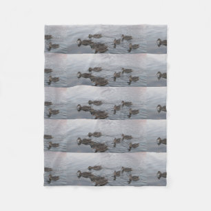 Enten-Vogel-Natur gestaltet der Fleecedecke