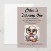 Enten von Frappe in Kroken Einladung (Vorne/Hinten)