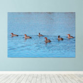 Enten von sechs leinwanddruck (Insitu (Holzboden))