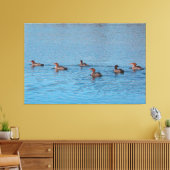 Enten von sechs leinwanddruck (Insitu (Wohnzimmer))