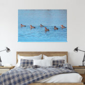 Enten von sechs leinwanddruck (Insitu (Schlafzimmer))