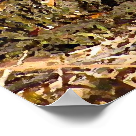 Enten Watching Gänse Poster (Ecke)