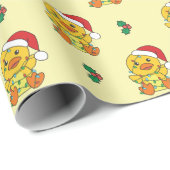 Enten Weihnachts-Wintertiere Holiday Encks Geschenkpapier (Rolleneckpunkt)