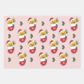 Enten Weihnachts-Wintertiere Holiday Encks Geschenkpapier Set (Vorderseite 3)