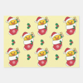 Enten Weihnachts-Wintertiere Holiday Encks Geschenkpapier Set (Vorderseite)