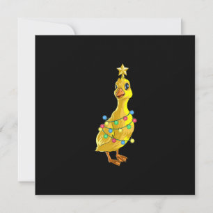 Enten-Weihnachtsbaum-T-Lichter-Dekor-Stern-Geschen Einladung