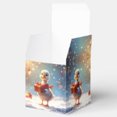 Enten-Weihnachtsgeschenkbox Geschenkschachtel (Geöffnet)
