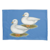 Enten: Weiße Anrufe Kissenbezug (Vorderseite)