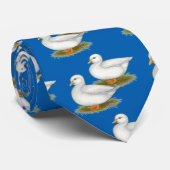 Enten: Weiße Anrufe Krawatte (Gerollt)