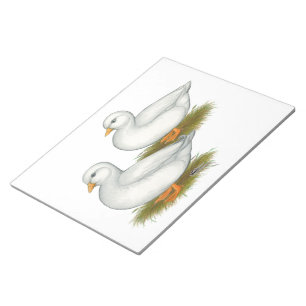 Enten: Weiße Anrufe Notizblock