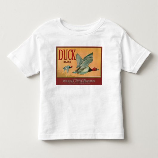 Enten-Zitrone LabelSan Dimas, CA Kleinkind T-shirt (Vorderseite)