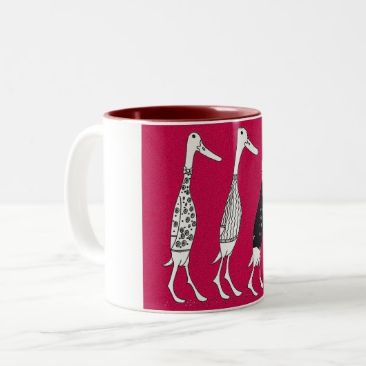 Enten Zweifarbige Tasse (Vorderseite Links)