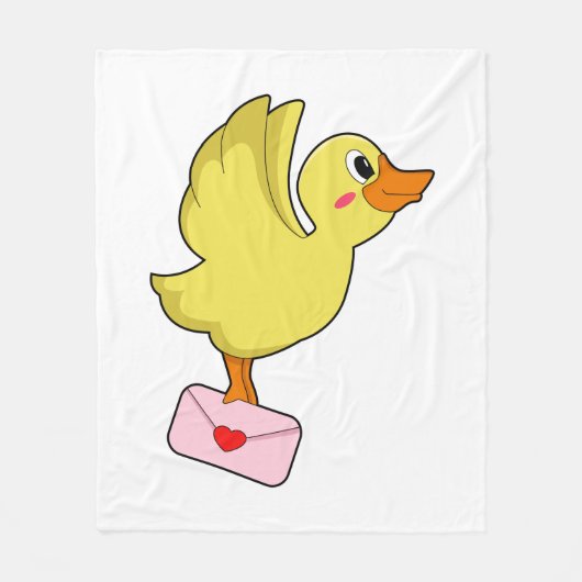 Entenaube Fleecedecke (Vorderseite)