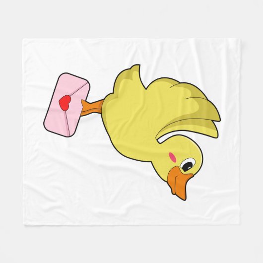 Entenaube Fleecedecke (Vorderseite (Horizontal))