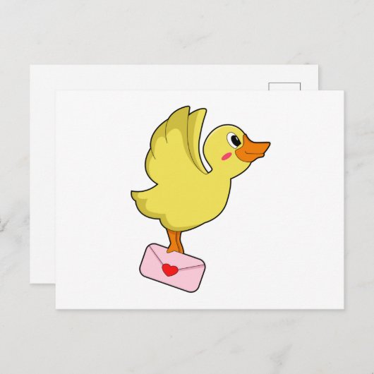 Entenaube Postkarte (Vorne/Hinten)