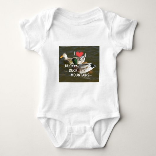 Entenberg. Baby Strampler (Vorderseite)